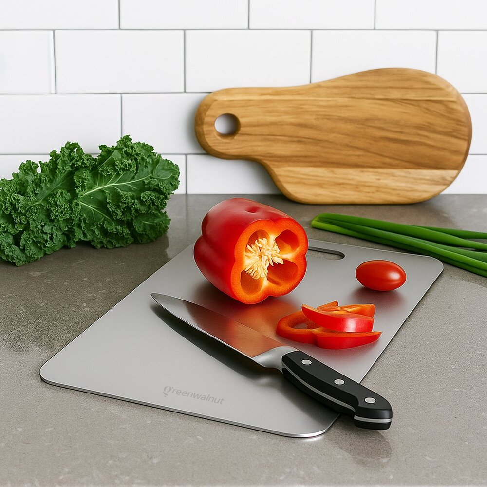 Stainless Steel Cutting Board – High Hardness, Scratch-Resistant & Hygienic Surf